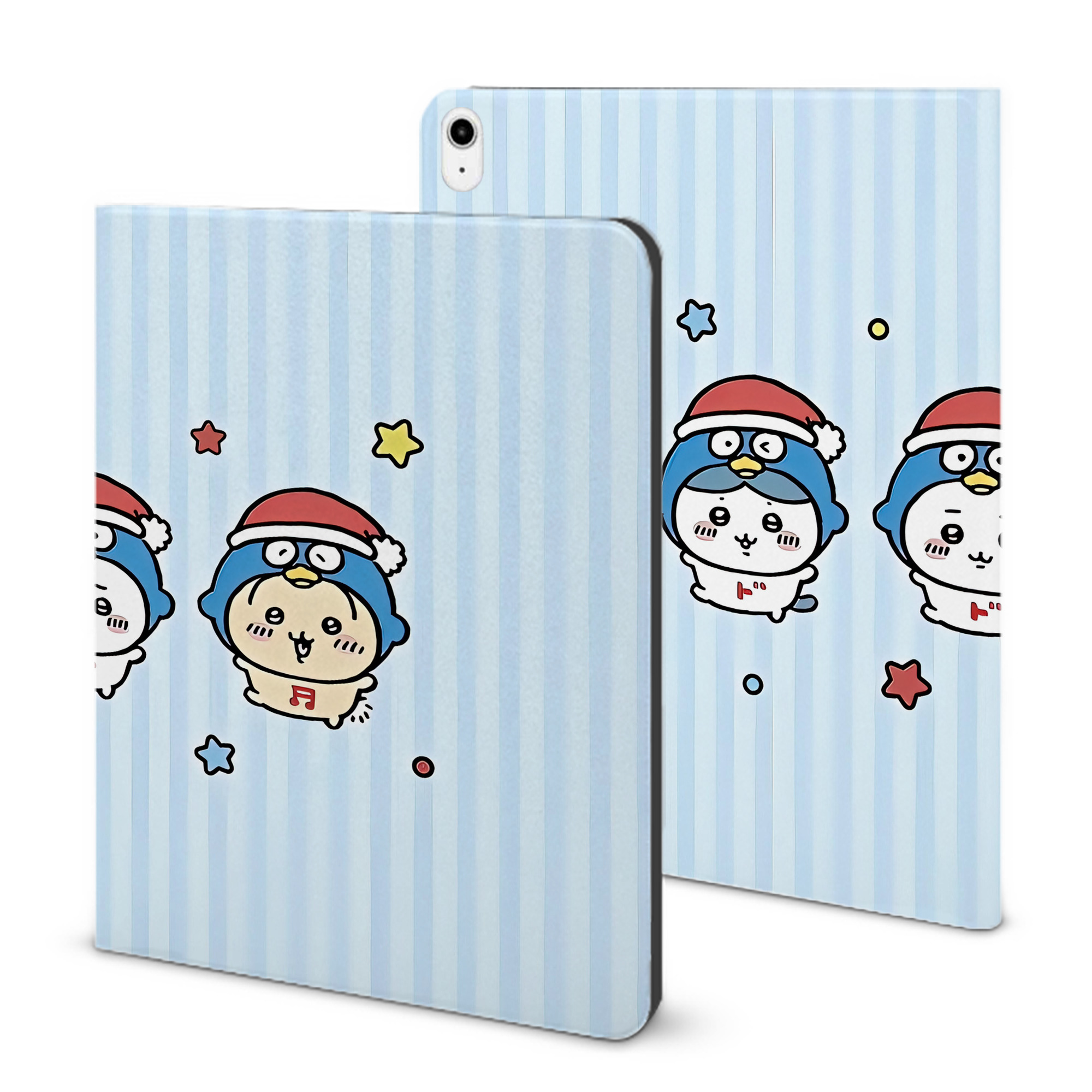 （画像用） ちいかわ Chii-kawa IPadケース ペンホルダー付き ブックスタイルデザイン